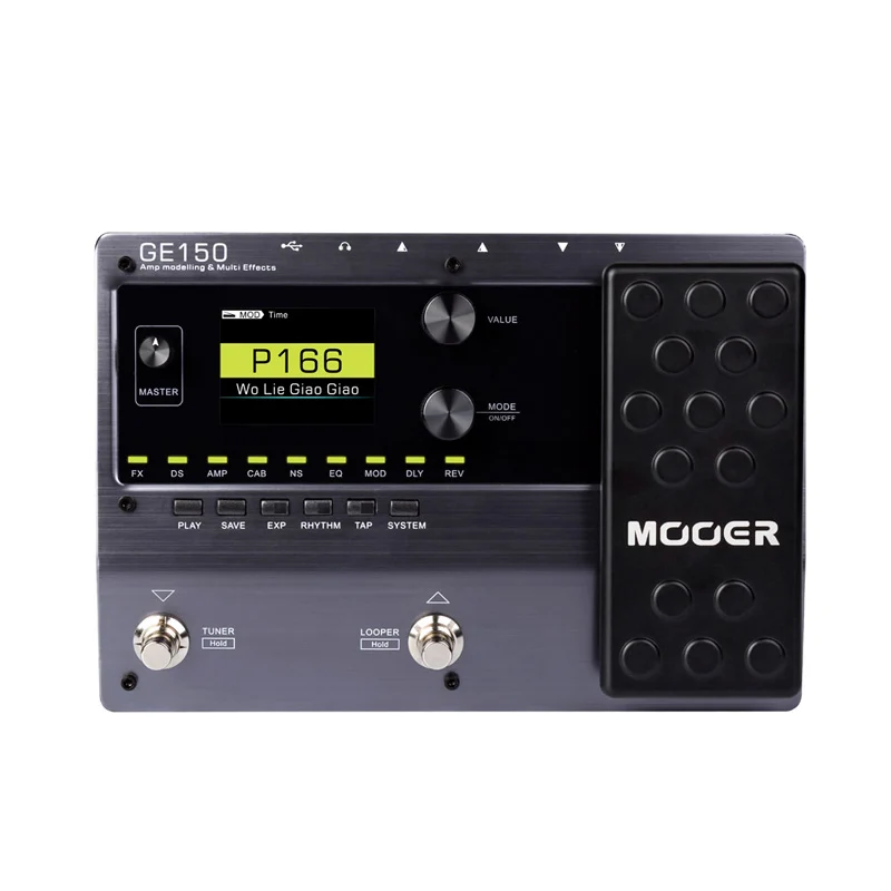 MOOER GE150 PEDALERA MULTIEFECTOS