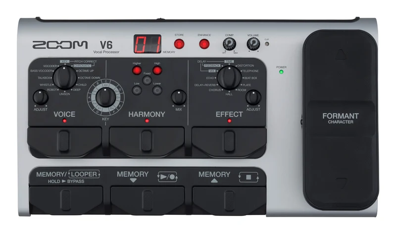ZOOM V6SP PEDALERA MULTIEFECTOS PARA VOZ