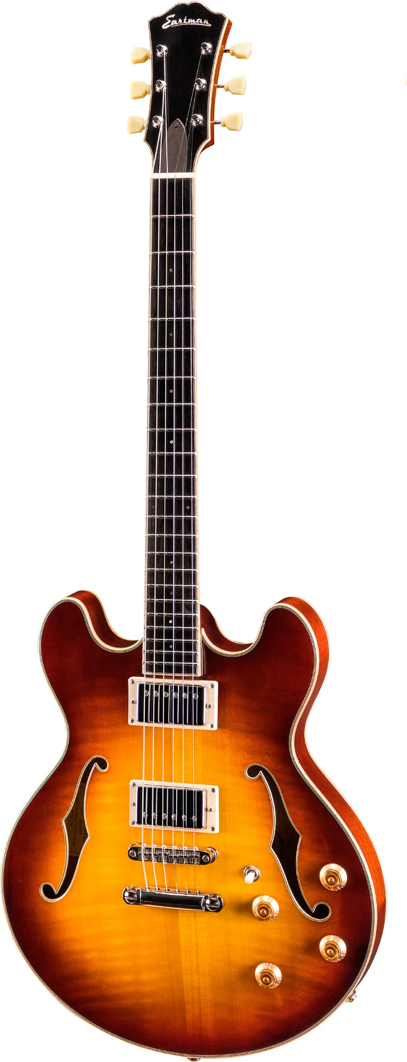 EASTMAN T185MX-GB ARCHTOP THINLINE GUITARRA ELECTRICA GOLD BURST