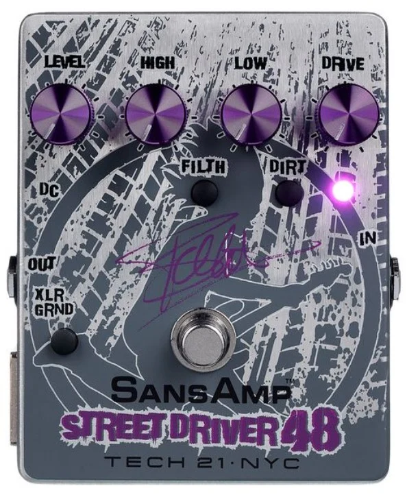 TECH 21 FB48 SANSAMP STREET DRIVER SIGNATURE FRANK BELLO PEDAL PREAMPLIFICADOR BAJO