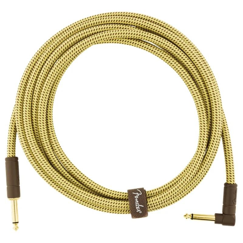 FENDER 0990820091 DELUXE CABLE INSTRUMENTO RECTO ANGULADO 3 METROS TWEED