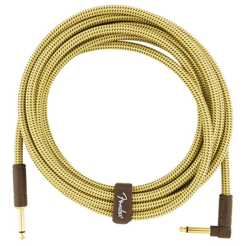 FENDER 0990820086 DELUXE CABLE INSTRUMENTO RECTO ANGULADO 4.5 METROS TWEED