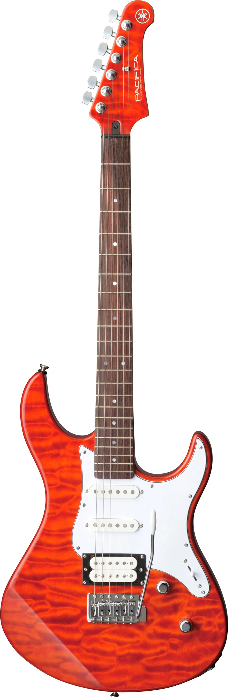 YAMAHA PACIFICA 212VQM CBR GUITARRA ELECTRICA QUILTED MAPLE CARAMEL BROWN