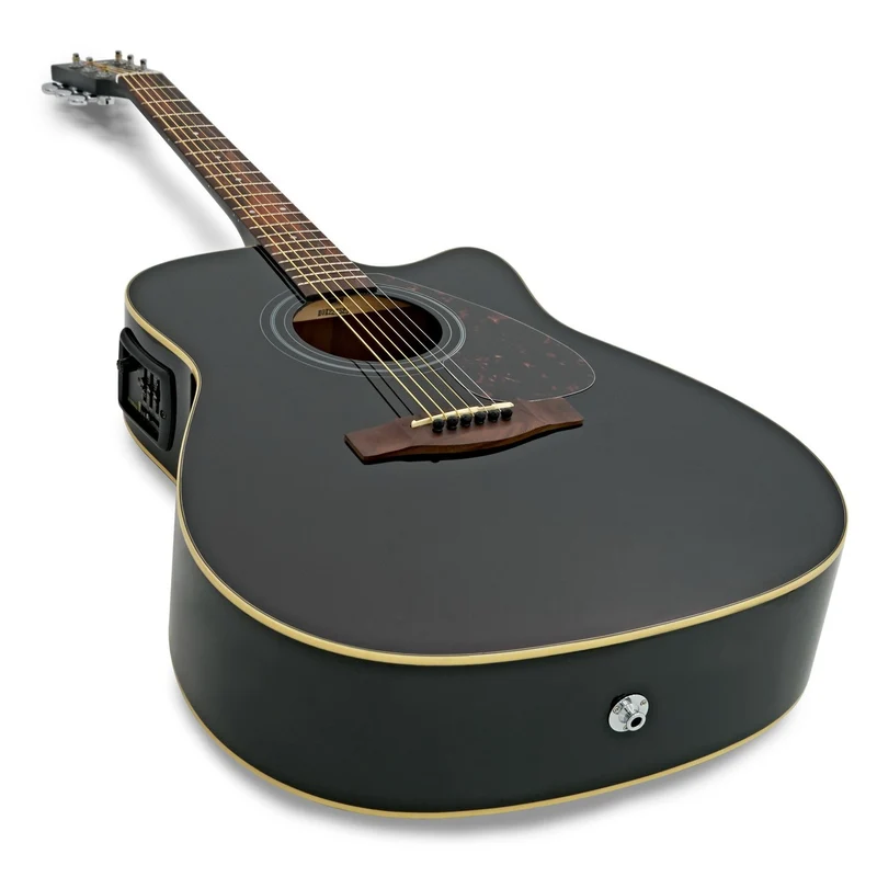 YAMAHA FX370C BL GUITARRA ELECTROACUSTICA DREADNOUGHT NEGRA