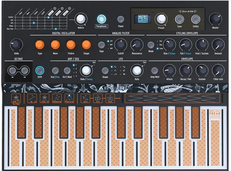 ARTURIA MICROFREAK SINTETIZADOR HIBRIDO EXPERIMENTAL
