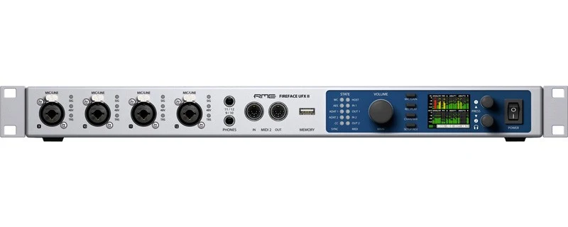 RME FIREFACE UFX II INTERFAZ DE AUDIO USB FIREWIRE