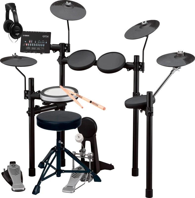 YAMAHA -PACK- DTX482K BATERIA ELECTRONICA + ASIENTO + AURICULARES Y BAQUETAS
