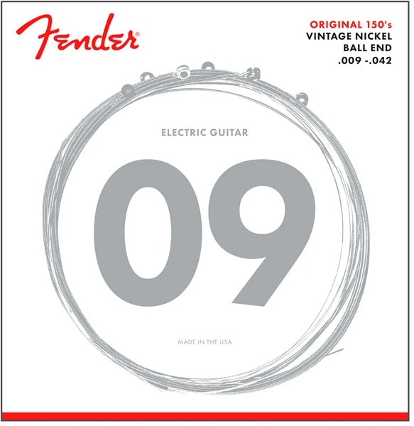 FENDER 0730150403 150L PURE NICKEL BALL END JUEGO CUERDAS ELECTRICA 009-042