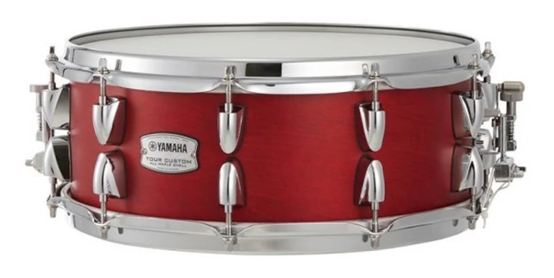 YAMAHA TMS1455 CAS TOUR CUSTOM CAJA BATERIA 14X5.5 CANDY APPLE SATINADO