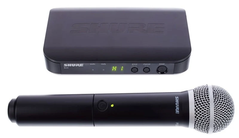 SHURE BLX24E PG58 SISTEMA INALAMBRICO MICROFONO DE MANO