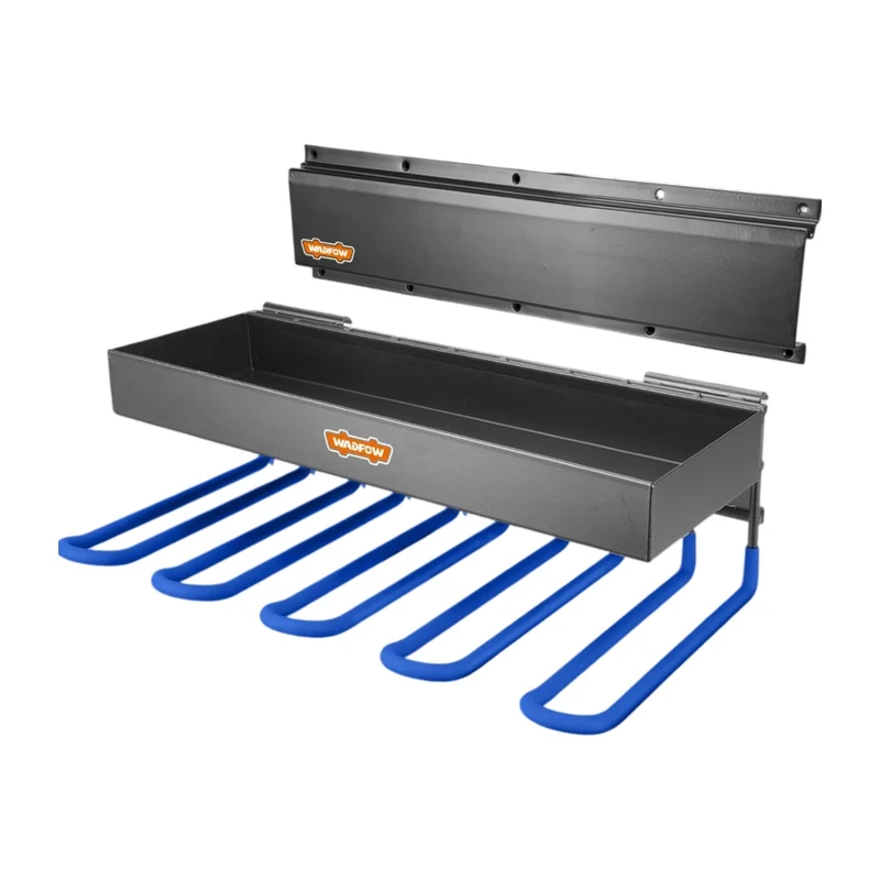 Wadfow Set Soporte de Almacenamiento con Riel 2 Piezas, WSNG1502